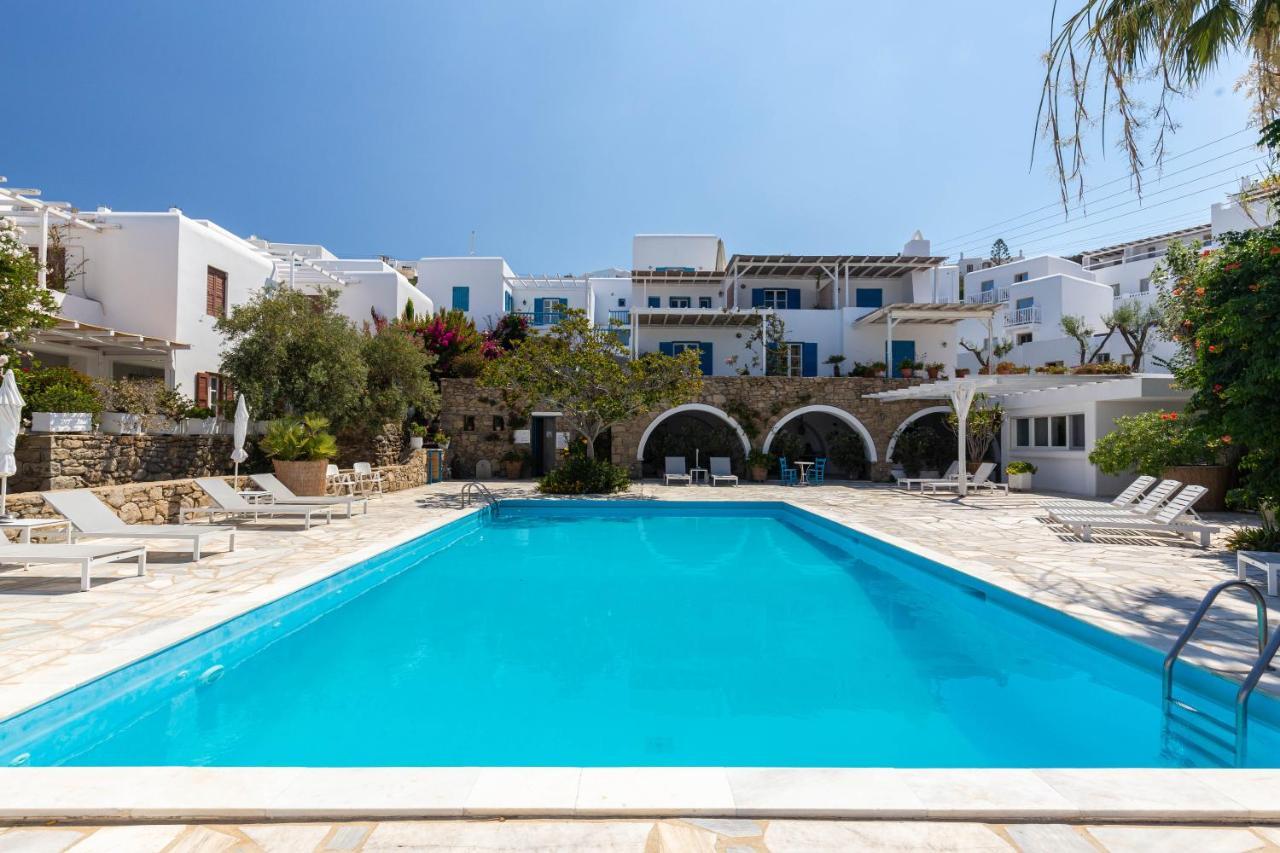 Callisti Mykonos Town With Pool View And Calypso Upper Floor With Sea View 外观 照片