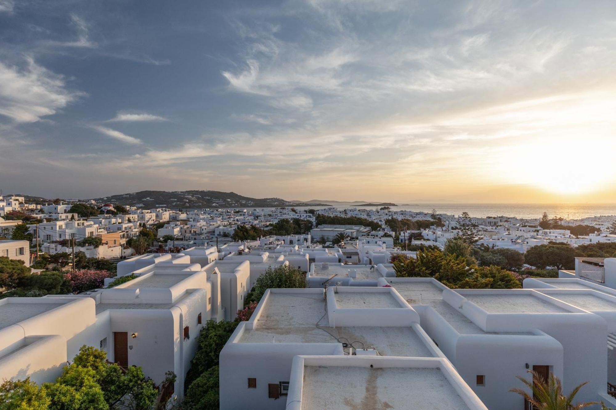 Callisti Mykonos Town With Pool View And Calypso Upper Floor With Sea View 外观 照片